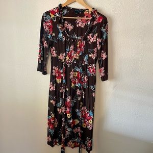 Boden Floral Midi Dress